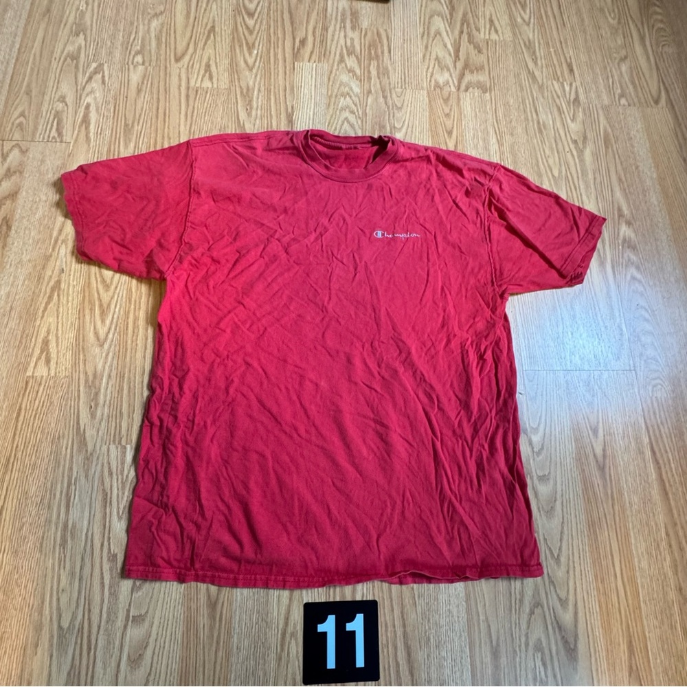 Champion Men's Red T-Shirt L/XL